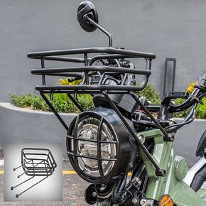 رف الأمتعة الأمامية للدراجات النارية متوافقة مع هوندا تريل 125 CT125 Huntercub125 2020 2021 2022 2023 2024 2025 شحن حامل السائق حامل الدعم