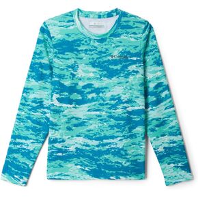 Columbia Boys' PFG Solar Stream Printed Long Sleeve Shirt