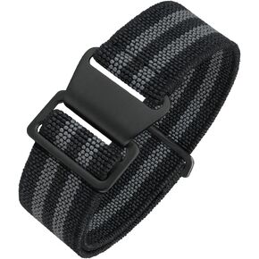 Military Nylon Watch Band 20mm 22mm - 1960s French Paratrooper Inspired Vintage Waterproof Strap, Replacement for Men & Women