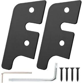 2Pack Aluminium Aluminium Sun Sun Clips for Je Ep Wrang ler JL/JLU (2018-2023) ، JK (2018) و GLA Diator JT (2020-2023)-حلها الترهل السهل ، التثبيت السهل ، المتين