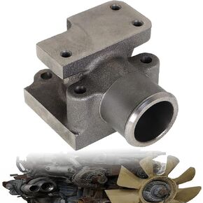 munirater 5257270 Thermostat Housing Seat Replacement for Cummins 4BT 6BT Engine 3914409 3285102 Metal