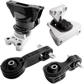 4PCS Engine Motor and Transmission Mount Kit Compatible with 2006-2010 Civic 1.8L Automatic Trans, OE: A4530 A4534 A4543 A4546
