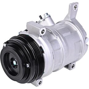 AC Compressor with A/C Clutch 10364873 with 2002-2014 Ca-dillac Escalade Chevy Avalanche Silverado 1500 2500 3500 Suburban 1500 2500 Express 1500 2500 3500 Tahoe Replaces 12624430 1264725915068854