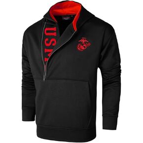 الولايات المتحدة مشاة البحرية Half zip Hoody
