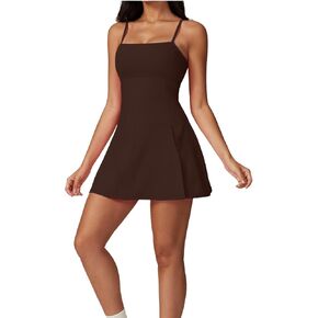 فستان التنس النسائي مع بنيت في سروال شورت عاريات الفساتين الجولف in Kuwait