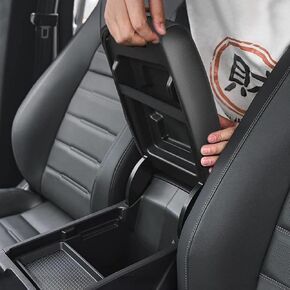 AOMSAZTO Carbon Fiber Console Cover for 2018 2019 2020 2021 2021 2022 Honda Accord Black