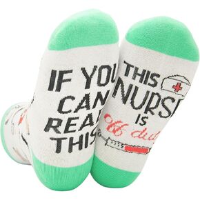InnoBeta Nurse Gifts for Women, Nurses Week Gifts 2025, One Size Crew Socks