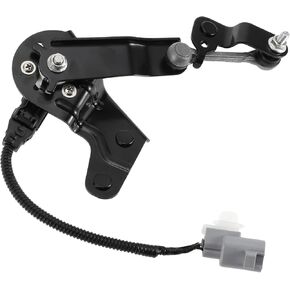 Air Suspension Ride Height Level Sensor Compatible for Subaru Forester 14-15, Durable ABS Plastic Black Rear Left Right Side Headlight Level Sensor