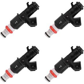 16450-RAA-A01 OE 2.4L Performance Fuel Injectors,Compatible with/Honda 2.4 Accord CR-V Element 2003 2004 2005 2006 2007 2008 2009 2010 2011 |8 Holes| |Set of 4|
