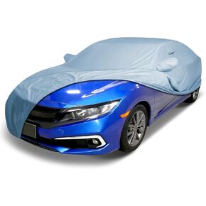 غطاء سيارة ICArcover Premium للفترة 2017-2025 هوندا سيفيك نوع Rhevy Duty مقاومة للماء في جميع الأحوال الجوية أغطية حماية من الثلج في الهواء الطلق في الهواء الطلق مع الأشرطة والحقيبة