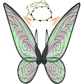 U-Goforst Fairy Wings for Adults Women Butterfly Wings for Girls Angel Wing Halloween Costume Dress Up Cosplay