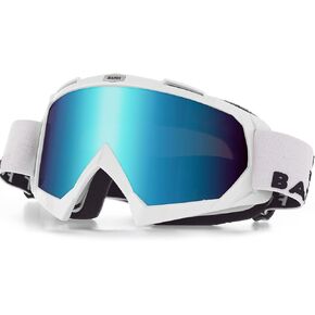 Batfox Kids Youth Dirt Dirt Bike Goggles-Motocross & ATV Riding Atmgles for Women ، Youth ، وعدسة أجهزة الكمبيوتر المصنوعة من الأثرات UV400 ، وحزام مضاد للانزلاق ، و MTB خفيفة الوزن ، و UTV ، و OTG ، و MX مع الترس مع الحقيبة والقطعة