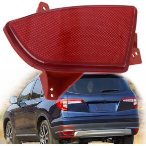munirater Bumper Reflector Left Side Replacement for Pilot 2019-2022 33555-TG7-A01