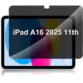 واقي شاشة للخصوصية لجهاز iPad Air 13 بوصة M2 2024، [مضاد للتجسس] [زجاج مقسى 9H] [مضاد للضوء الأزرق] طبقة زجاجية مقسى لجهاز iPad Air 13 بوصة (موديل 2024، الجيل السادس)