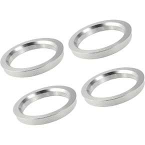 4pcs OD 72.6mm to ID 56.6mm Aluminium Alloy Car Hub Centric Rings Wheel Bore Center Spacer Replace Parts