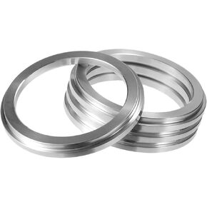 4pcs OD 82mm to ID 67.1mm Aluminum Alloy Car Hub Centric Rings Wheel Bore Center Spacer Durable Material