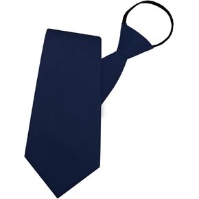 Ties for Women, Adjustable Pre-tied Zipper Tie Girls/Boys Neckties for Uniforms School Office, 35 cm / 13.8 Inches