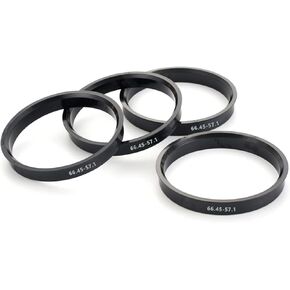 Car Hub Centric Rings 72.6-65.1 mm Set of 4 ABS Plastic Hub Rings