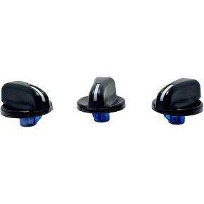 3Pcs AC Heater Climate Control Blower Fan Knob Switch 5011218AC Compatible with Ram 1500, 2500, 3500, Van, Wrangler