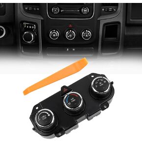 Dasbecan AC Heater Climate Control Module Switch Panel Compatible with 2014-2018 Dodge Ram1500 3500 19-24 1500 Classic Replace# 68186217AD 68236776AB