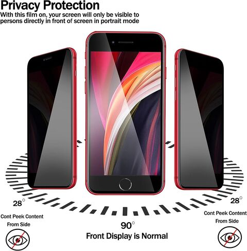 واقي شاشة RKINC [4 عبوات] لهاتف iPhone 7 Plus / 8 Plus، واقي شاشة من الزجاج المقوى، 0.33 مم [مضاد للخدش] [مضاد للكسر] [خالي من الفقاعات] [ضمان مدى الحياة] in Kuwait