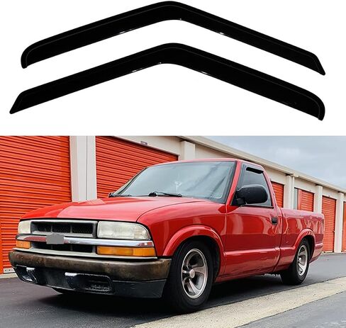 92127 Original Side Window Visor, Outside Mount Style Rain Guard, 2pcs Set Window Shade for 1994-2004 Chevrolet S10/ Sonoma,1995-2005 S10 Blazer/S15 Jimmy,1996-2000 Isuzu Hombre 92127 in Saudi Arabia