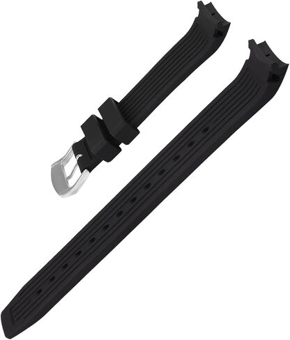 Rubber 23mm Watch Bands Compatible Fit for Citizen Eco-Drive E168 B740 B741-S066450 BJ2110 BJ2111 BJ2115 BJ2117 BJ2118 BJ2119 BN0085 BN0088 Replacement Silicone Watch Strap Wirstband Bracelet with Deployment Buckle For Men and Women in Kuwait