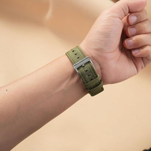 20mm 22mm Watch Straps for Men and Women, Fast Release Sailcloth Watch Bands, Compatible with Most Watches in Saudi Arabia