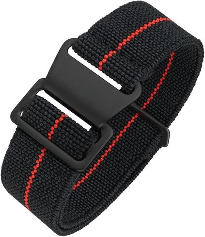 Military Nylon Watch Band 20mm 22mm - 1960s French Paratrooper Inspired Vintage Waterproof Strap, Replacement for Men & Women in Saudi Arabia
