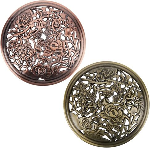 Gorgecraft 2pcs شمعة تغطية أعلى سبيكة سبيكة جولة جرة شموع الغطاء الغطاء الأكمام الظل الأكمام القيقبان مابل شمعة cyan القطرات العليا إكسسوارات للنساء تساعد شموع الجرة في إذابة حرق المساحة بالتساوي in Saudi Arabia