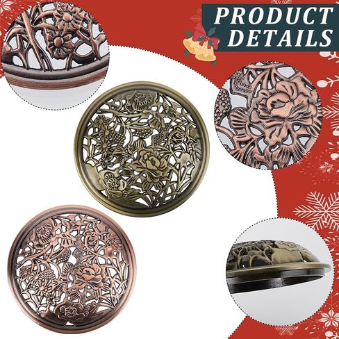 Gorgecraft 2pcs شمعة تغطية أعلى سبيكة سبيكة جولة جرة شموع الغطاء الغطاء الأكمام الظل الأكمام القيقبان مابل شمعة cyan القطرات العليا إكسسوارات للنساء تساعد شموع الجرة في إذابة حرق المساحة بالتساوي in Saudi Arabia
