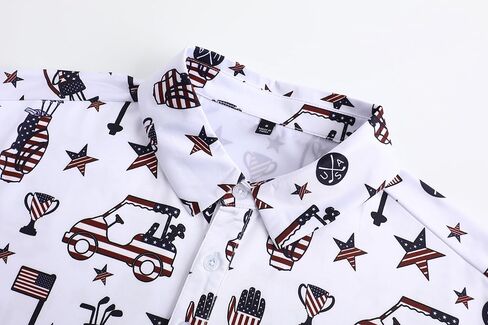 Mens Golf Polo Shirts Short Sleeve Dry Fit Performance Moisture Wicking Casual Funny Golf Polo Shirts for Men in Kuwait