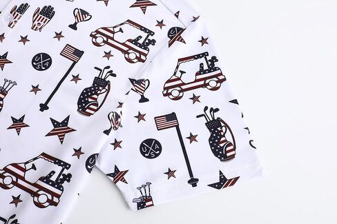 Mens Golf Polo Shirts Short Sleeve Dry Fit Performance Moisture Wicking Casual Funny Golf Polo Shirts for Men in Kuwait