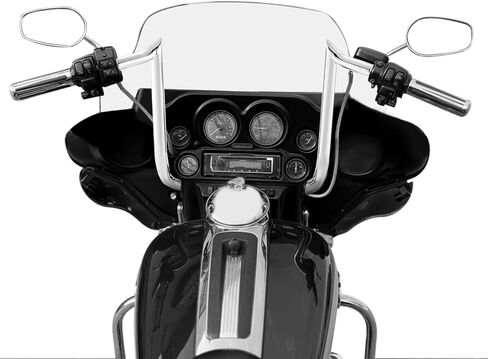WSays 14 "Rise قبل المقود قبل المقود Bagger Meathook Bar Handlebar متوافق مع Harley Street Glide Electra Glide Ultra Limited 2008-2013 Chrome in Kuwait