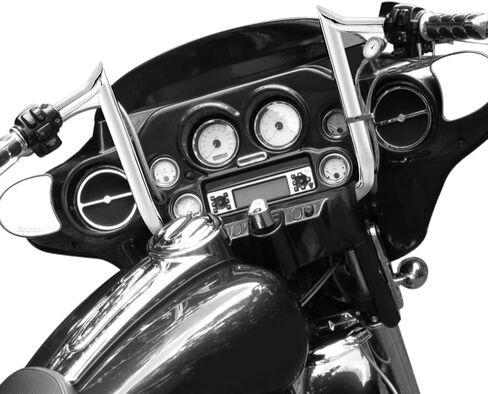 WSays 14 "Rise قبل المقود قبل المقود Bagger Meathook Bar Handlebar متوافق مع Harley Street Glide Electra Glide Ultra Limited 2008-2013 Chrome in Kuwait