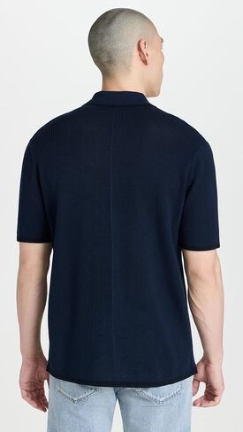 Rag & Bone Men's Harvey Knit Polo in Saudi Arabia
