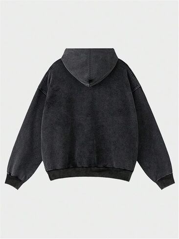 SOLY HUX Men's Graphic Hoodies Oversized Drop Shoulder Long Sleeve Streetwear Vintage Pullover Sweatshirt in Saudi Arabia