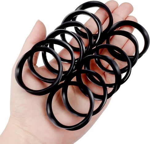 10G-50mm Black Silicone Gauges for Ears Soft Double Flare Tunnels Plugs Earrings Rubber Gauges Tunnel Earring Flexible Tunnel Plug Gauge Retainer Stretching Kit Piercing Jewelry Women Men in Saudi Arabia