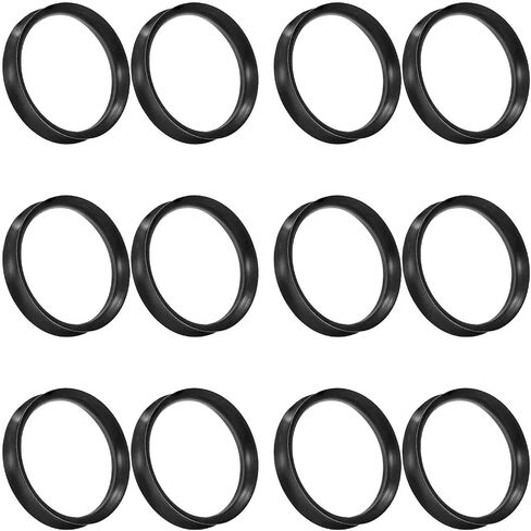 10G-50mm Black Silicone Gauges for Ears Soft Double Flare Tunnels Plugs Earrings Rubber Gauges Tunnel Earring Flexible Tunnel Plug Gauge Retainer Stretching Kit Piercing Jewelry Women Men in Saudi Arabia