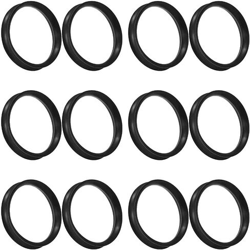 10G-50mm Black Silicone Gauges for Ears Soft Double Flare Tunnels Plugs Earrings Rubber Gauges Tunnel Earring Flexible Tunnel Plug Gauge Retainer Stretching Kit Piercing Jewelry Women Men in Saudi Arabia