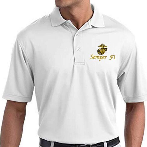 USMC Semper Fi Marine Corps Polo Golf Shirt in Saudi Arabia