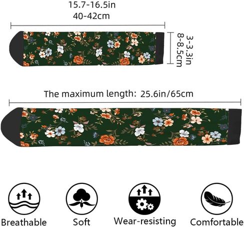 AOYEGO Farm Animals Funny Socks Cute Animals Horse Cow Novelty Casual Crew Socks Contrast Color Design for Women Men Gift in Saudi Arabia