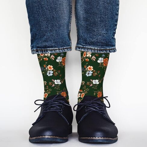 AOYEGO Farm Animals Funny Socks Cute Animals Horse Cow Novelty Casual Crew Socks Contrast Color Design for Women Men Gift in Saudi Arabia
