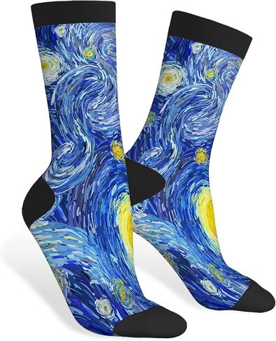 AOYEGO Farm Animals Funny Socks Cute Animals Horse Cow Novelty Casual Crew Socks Contrast Color Design for Women Men Gift in Saudi Arabia
