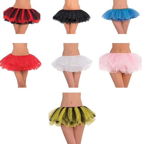 Spotty Multicoloured Tutu Skirt Women - Clown Pride Costume Tutu Polka Dots - Size 4 6 8 10 Adult in Saudi Arabia