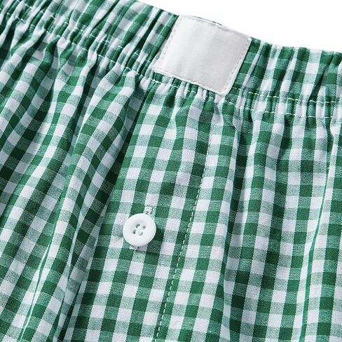 Womens Y2k Plaid Shorts Women Cute Lounge Pajama Sleep Comfy & Casual Gingham PJ Boxer Shorts in Saudi Arabia