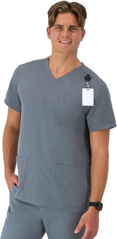 Hanes Healthcare Top, Moisture-Wicking Stretch Scrub Shirts for Men, Odor Control in Saudi Arabia
