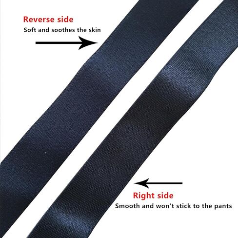 Professional Shirt Stays for Men - Military-Grade Adjustable Elastic Garters with Non-Slip Steel Clips | All-Day Shirt Tuck Solution for Police, Uniforms & Formal Wear in Kuwait
