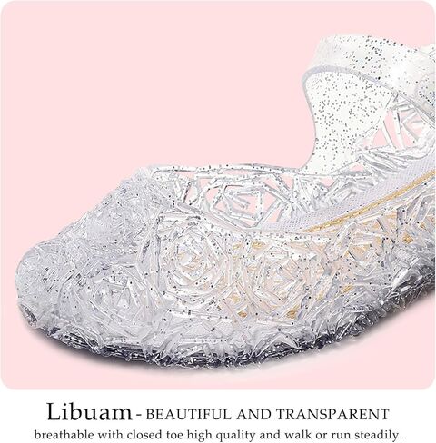 صندل الهلام للبنات أحذية أميرة الأحلام على غرار الفتيات - أحذية أميرة صيف جديدة غير قابلة للانزلاق in Kuwait