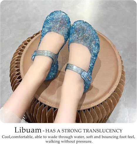 صندل الهلام للبنات أحذية أميرة الأحلام على غرار الفتيات - أحذية أميرة صيف جديدة غير قابلة للانزلاق in Kuwait